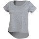 SK233 - T-shirt Femme à panneau arrière allongé