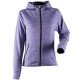 TL551 - Sweat-shirt à capuche de course léger avec bande réfléchissante femme