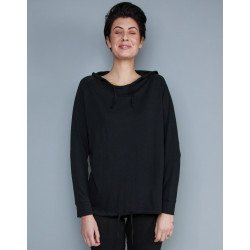 M118 - Womens Loose Fit Hooded T