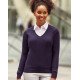 R-710F-0 - Ladies’ V-Neck Knitted Pullover