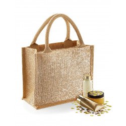 W431 - Shimmer Jute Mini Gift Bag