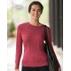 R-717F-0 - Ladies Crew Neck Knitted Pullover