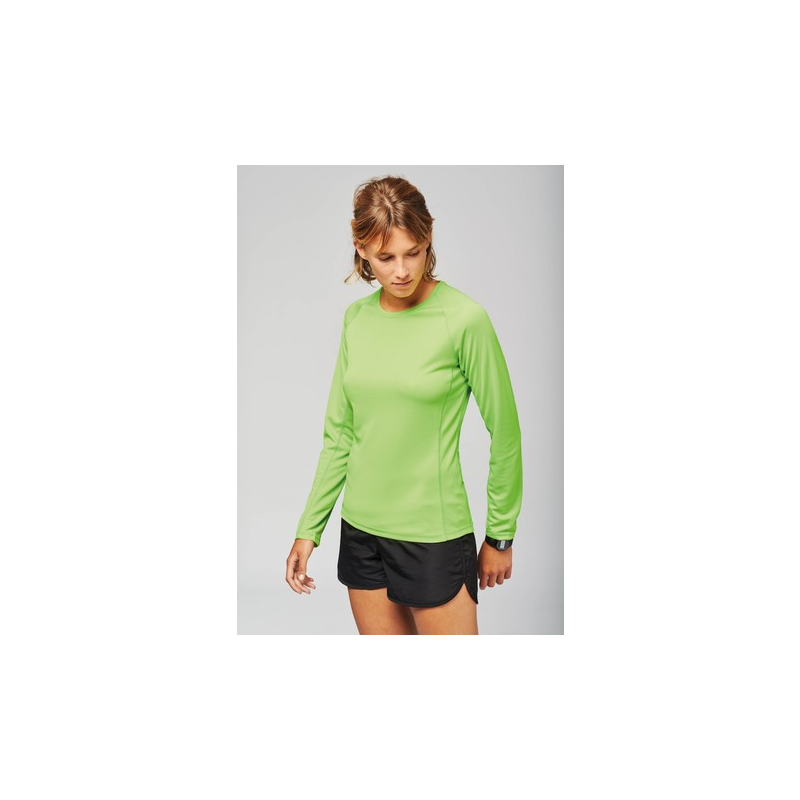 T-shirt manches longues Sous-couche thermique femme made in France - My  Green Sport