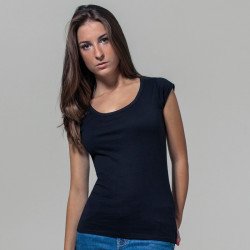 BY035 - T-shirt Femme dos découpé