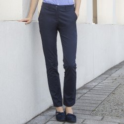 HB651 - Pantalon chino stretch pour femmes
