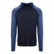 JC057 - Sweat-shirt à capuche zippé contrasté