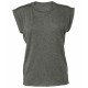 8804 - T-shirt femme ample aux manches retroussées