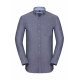 R-920M-0 - Men`s LS Tailored Washed Oxford Shirt
