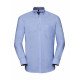 R-920M-0 - Men`s LS Tailored Washed Oxford Shirt