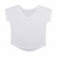 M147 - Womens Loose Fit V Neck T