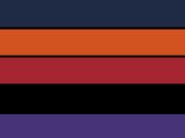 Navy/Orange/Red/Black/Purple